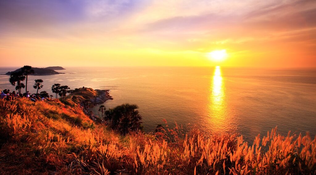 Sunset at Promthep Cape